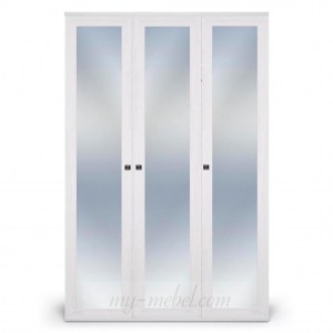 Парма Нео Шкаф 3-х дверный с зеркалами (Кураж)